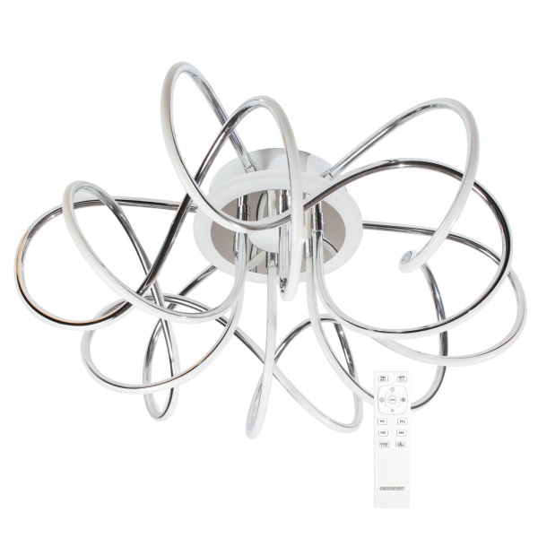 Люстра світлодіодна Светкомплект Stella S 600 RGB 119 Вт білий/хром 