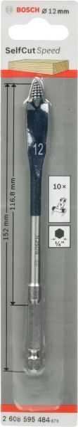 Сверло по дереву Bosch Self Cut Speed 152 мм 12 мм 2608595484