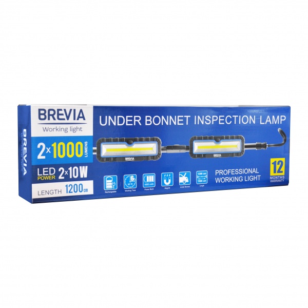 Лампа Brevia 11520 LED 120-190 см Power Bank голубой