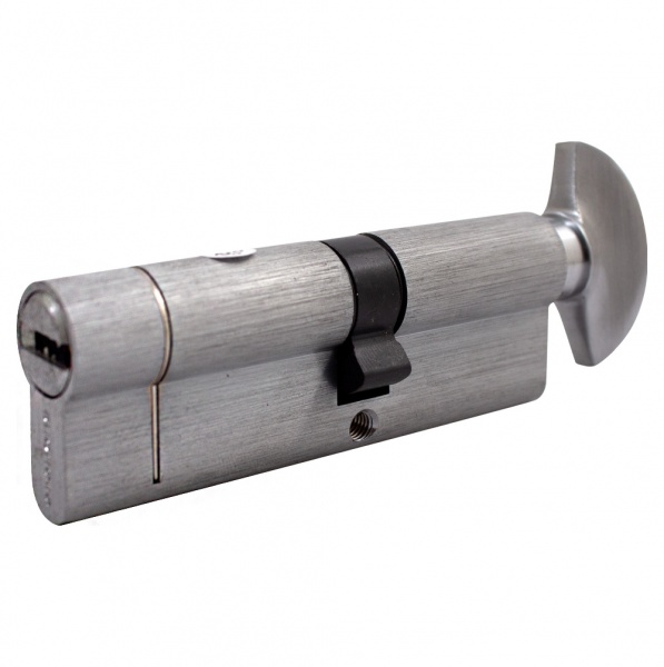 Циліндр Buonelle 59085 50x40 ключ-вороток 90 мм матовий хром