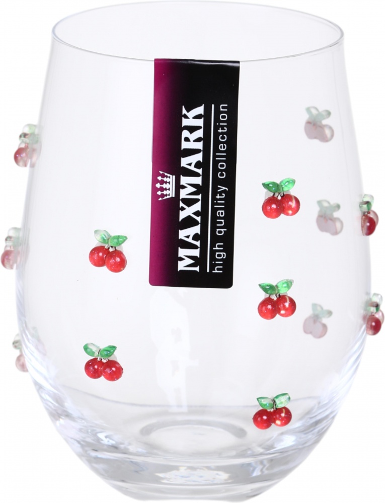 Стакан для воды Maxmark Cherry стекло 520 мл 1 шт.