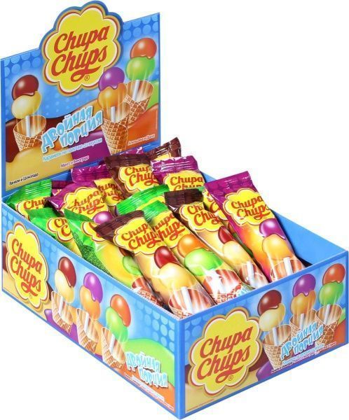 Льодяники Chupa Chups Подвійна порція 400 г 