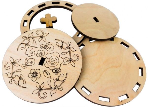 Конструктор деревянный Зірка Шкатулка Ажур