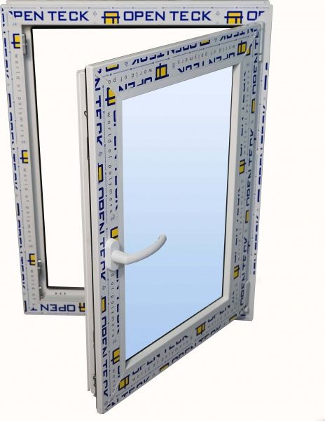 Вікно поворотно-відкидне OpenTeck DE-LUX 60 600x800 мм праве 