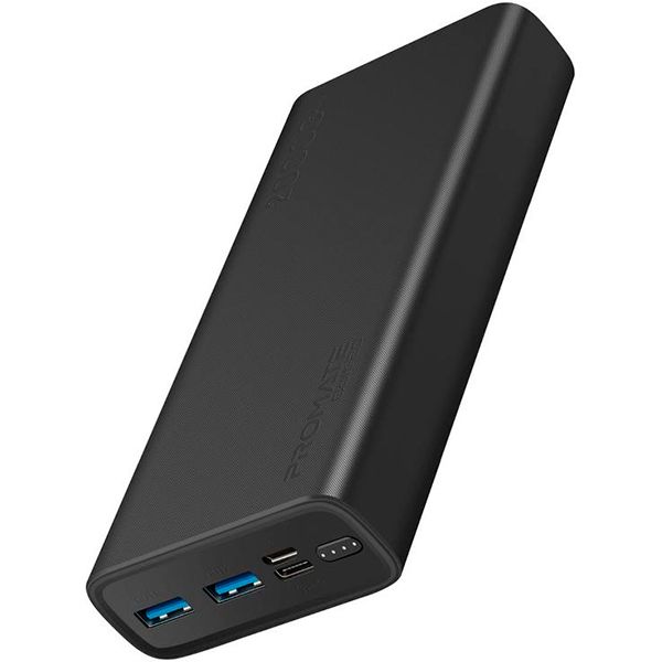 Зовнішній акумулятор (Powerbank) Promate Bolt-20 20000 mAh black (bolt-20.black)