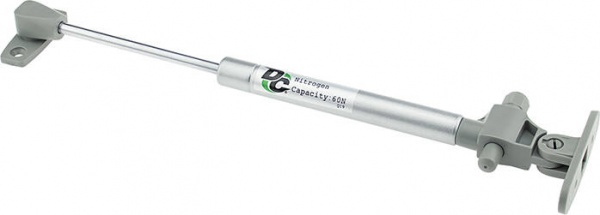 Амортизатор газовий для ДСП 60N з відбійником сірий DC 