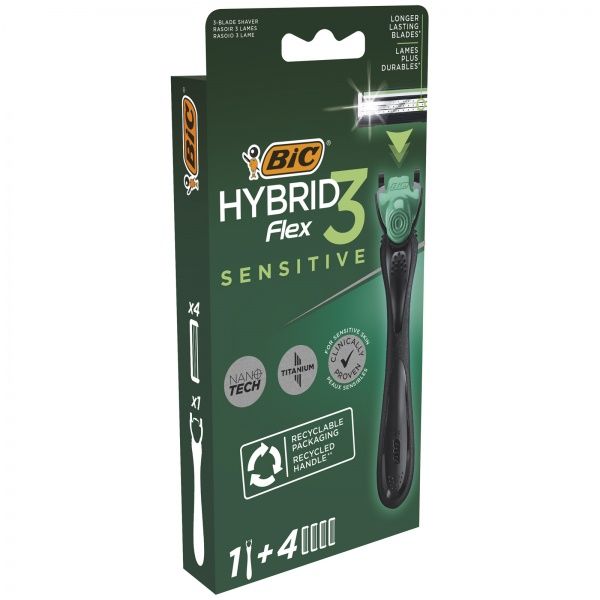 Бритва BIC Flex Hybrid 3 Sensitive 4 шт.