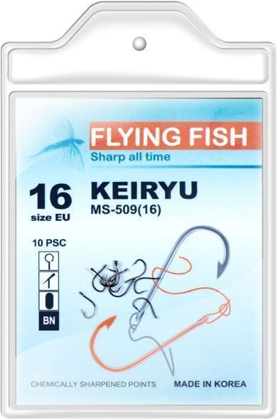 Крючок Flying Fish №16 20 г 10 шт. MS-509(16)
