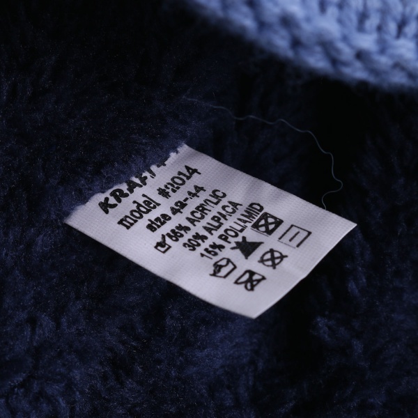 Шапочка дитяча для хлопчика Kraft+ р.42-44 синій 2051 