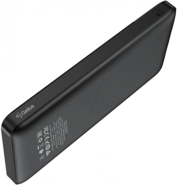 Дополнительная батарея Gelius Pro Slim 4 10000 mAh black (GP-PB10015) 