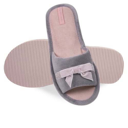 Капці домашні Twins HS-VL Elza велюрові 7156 сірий 