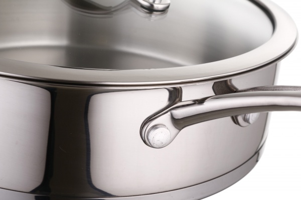 Набор посуды Houston 10 предметов со стеклянными крышками Flamberg Premium