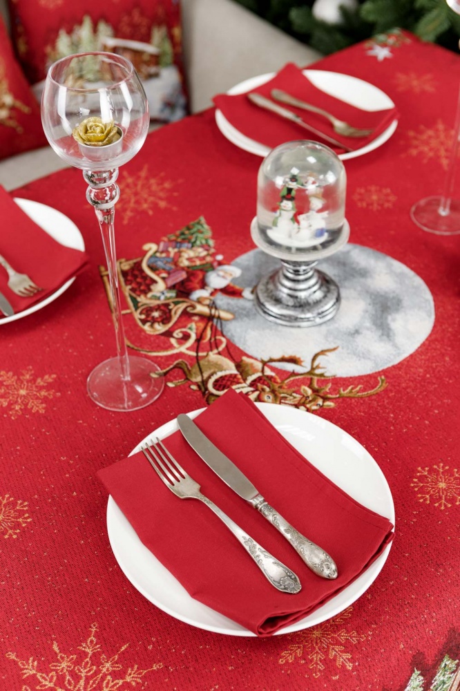 Скатерть Красная луна 135x350 см La Nuit