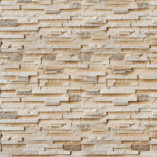 Плитка гипсовая прямая RUSTIKA Верона песочная 0,4 кв.м 
