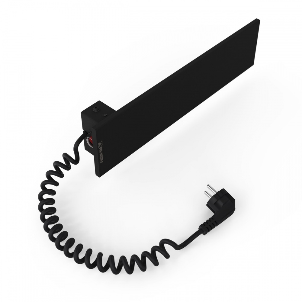 Полотенцесушитель электрический Rhein Legacy 400х100 Е PE/MAT RAL9005 24W