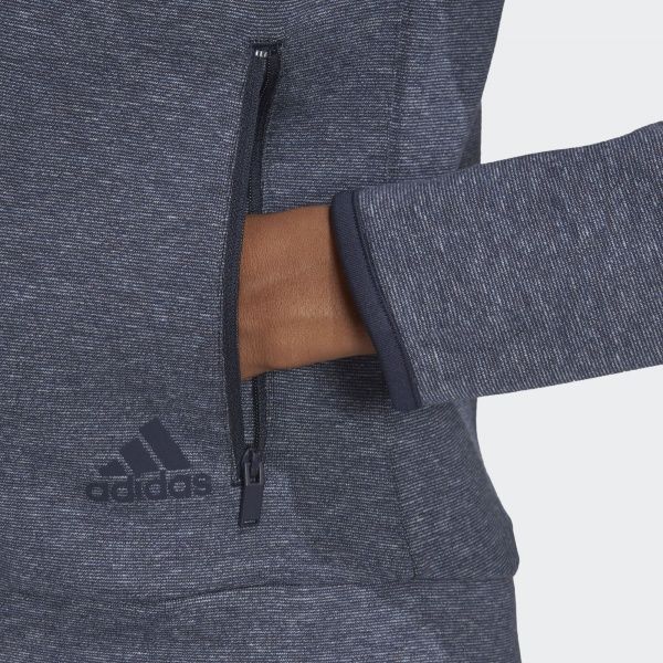 Джемпер Adidas W VER FZ HD FL4213 р. S темно-синій