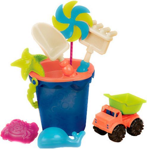 Набор для игры с песком Battat Ведерце Море BX1330Z