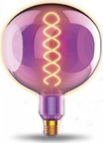 Лампа светодиодная Gauss Black FIL rainbow G150 5 Вт E27 1800 К 220 В прозрачная 1007802103 