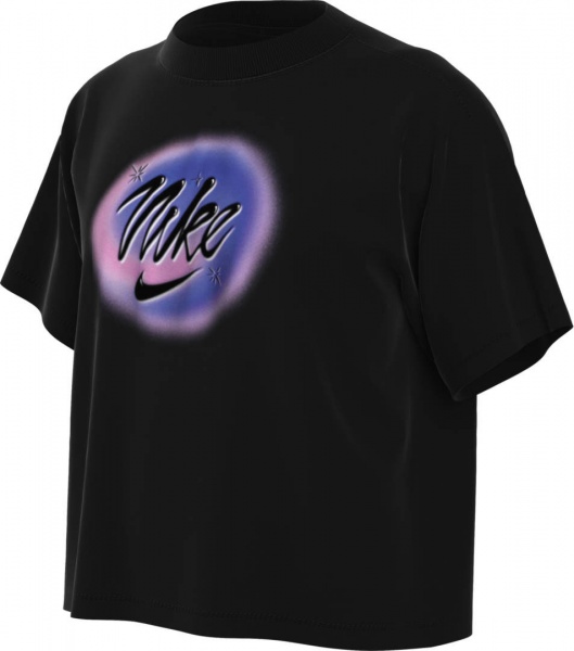 Футболка Nike G NSW TEE BOXY CARNIVAL FD0938-010 р.M чорний