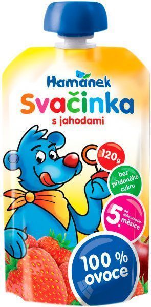 Пюре Hame Яблуко з полуницею 120 г 8595139780456 