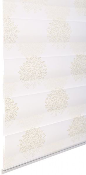 Ролета мини день-ночь Delfa СРШ-01МК-44805 73x160 см кремово-золотистая 