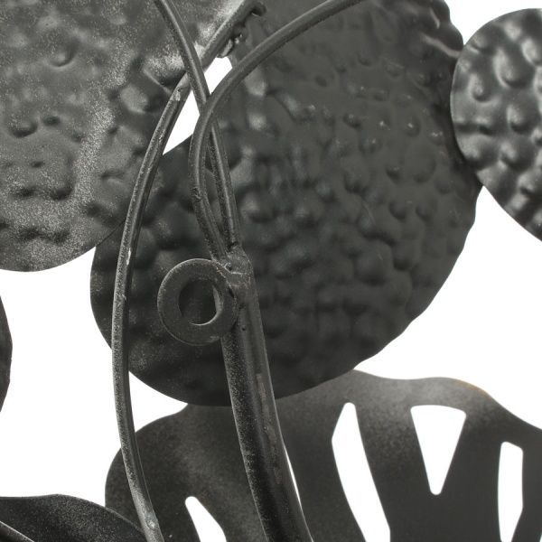 Декор настінний Flowers 165x69 см срібний 