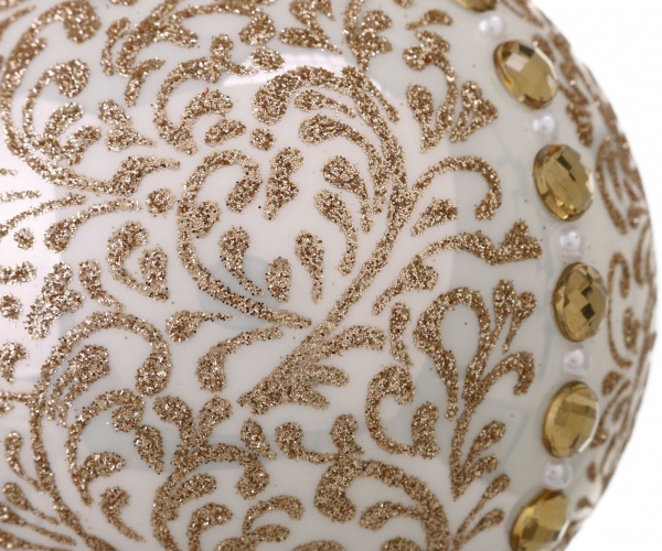 Шар новогодний Элит d 100 мм в ассортименте