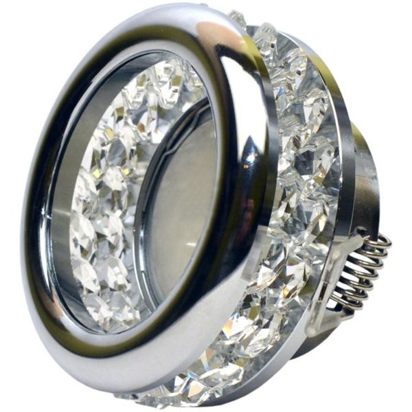 Світильник точковий Светкомплект круглий AG61 CHR/WH GU5.3 хром 