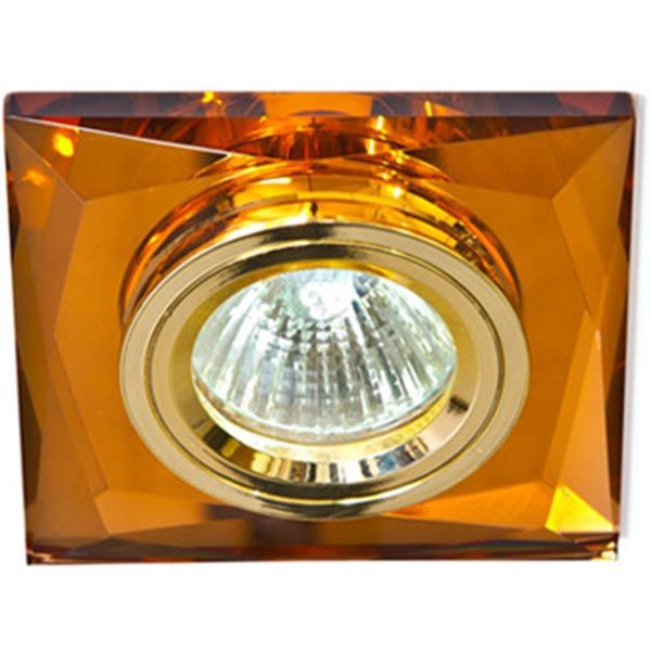 Светильник Feron 8150-2 G5.3 коричневый-золото