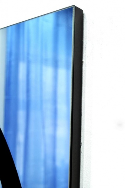 Зеркало SEAPS Zerrofixx Glitter Circle Black 90x90 см №3607 