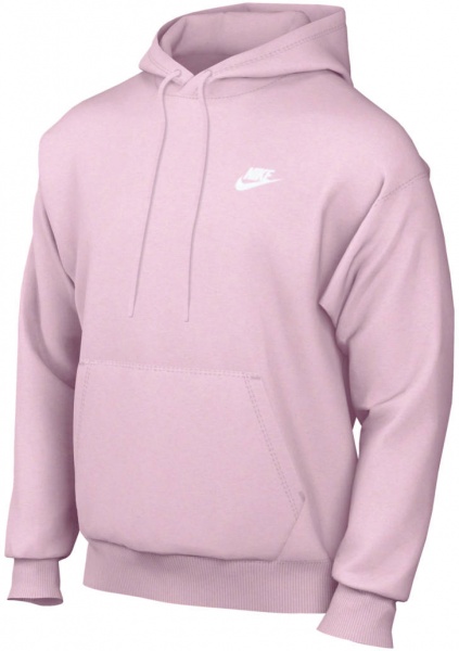 Джемпер Nike M NSW CLUB HOODIE PO BB BV2654-663 р. L рожевий