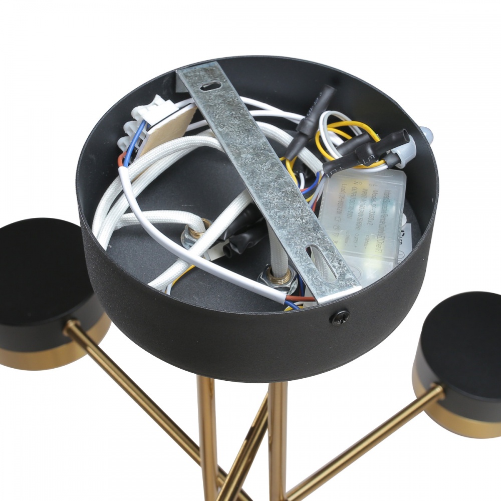 Люстра потолочная LED CONCEPT ASKE 7540 6x55 Вт бронза/черный