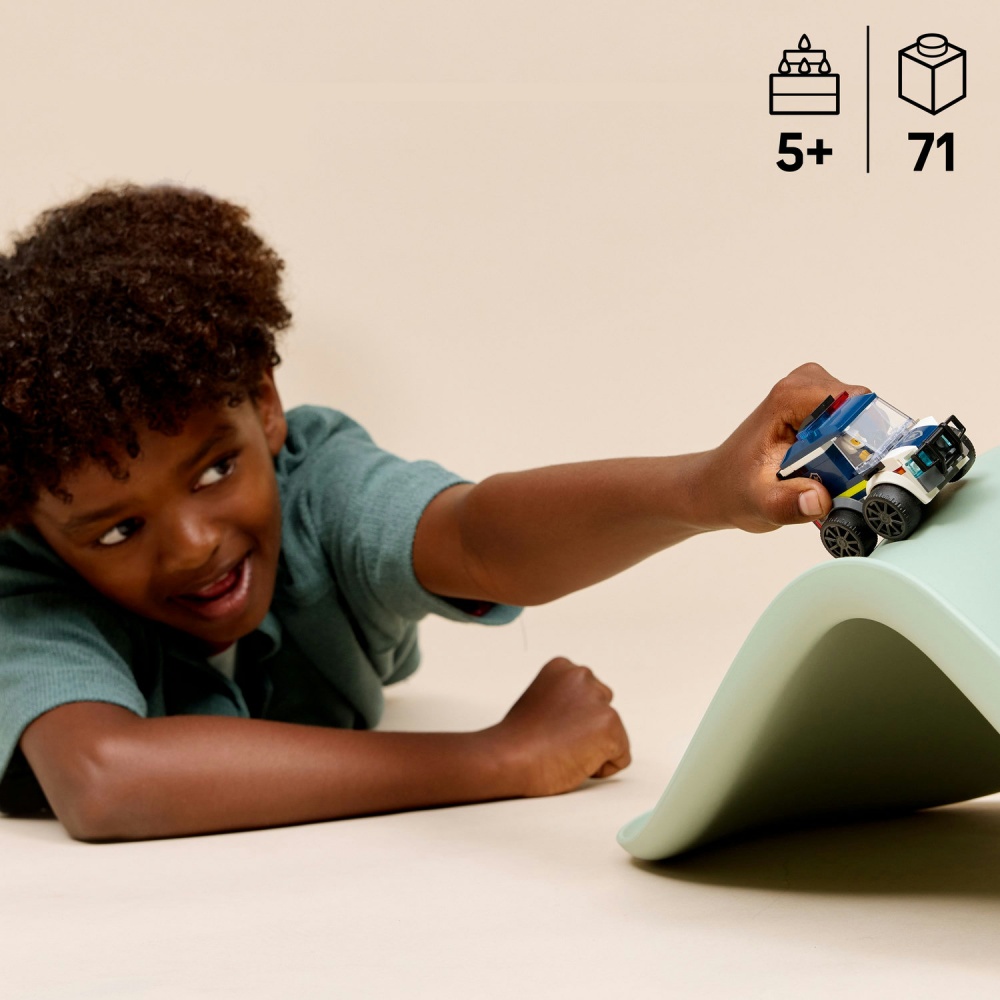 Конструктор LEGO City Автомобили – Полицейский грузовик. 60481