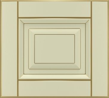 Фасад для кухні Грейд-Плюс Ваніль патинована золотом №384 355x396 Паюта