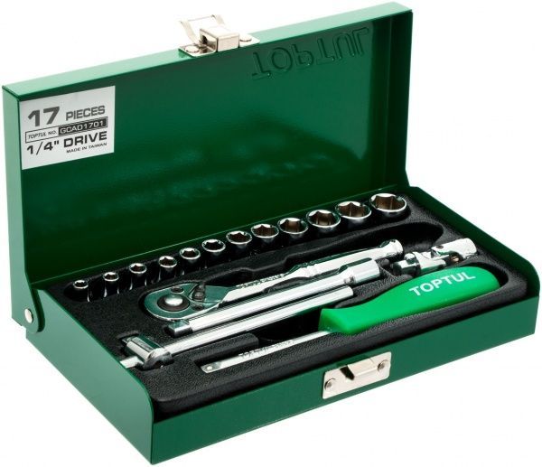 Набір головок Toptul   17 шт. GCAD1701
