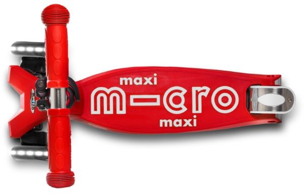 Самокат Micro Mobillity Systems Maxi Micro deluxe red LED червоний ММD068 