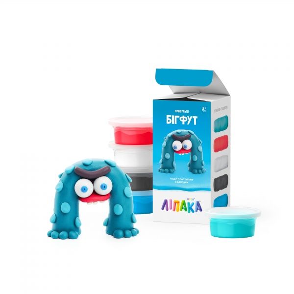 Интерактивный игровой набор Липака Пластилин с приложением Claymate Бiгфут MAE006