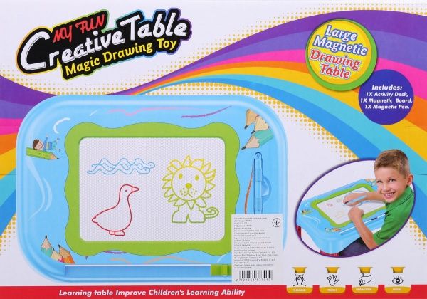 Учебный столик Shantou магнитный синий YM886