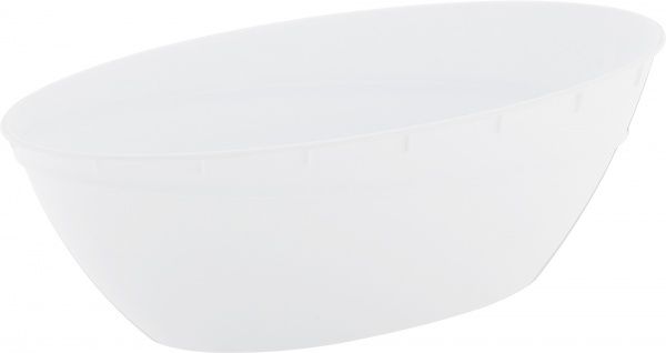 Горшок пластиковый Santino Calipso овальный 7,2л кремовый 