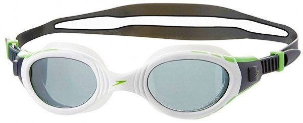 Очки для плавания Speedo Futura BioFUSE Polarised 808834A214 Futura Biofuse polirised 8-08834A214 белый с зеленым