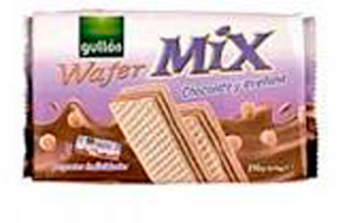 Вафлі Gullon Mix Сhoko-Avella, горіховий смак 210г 