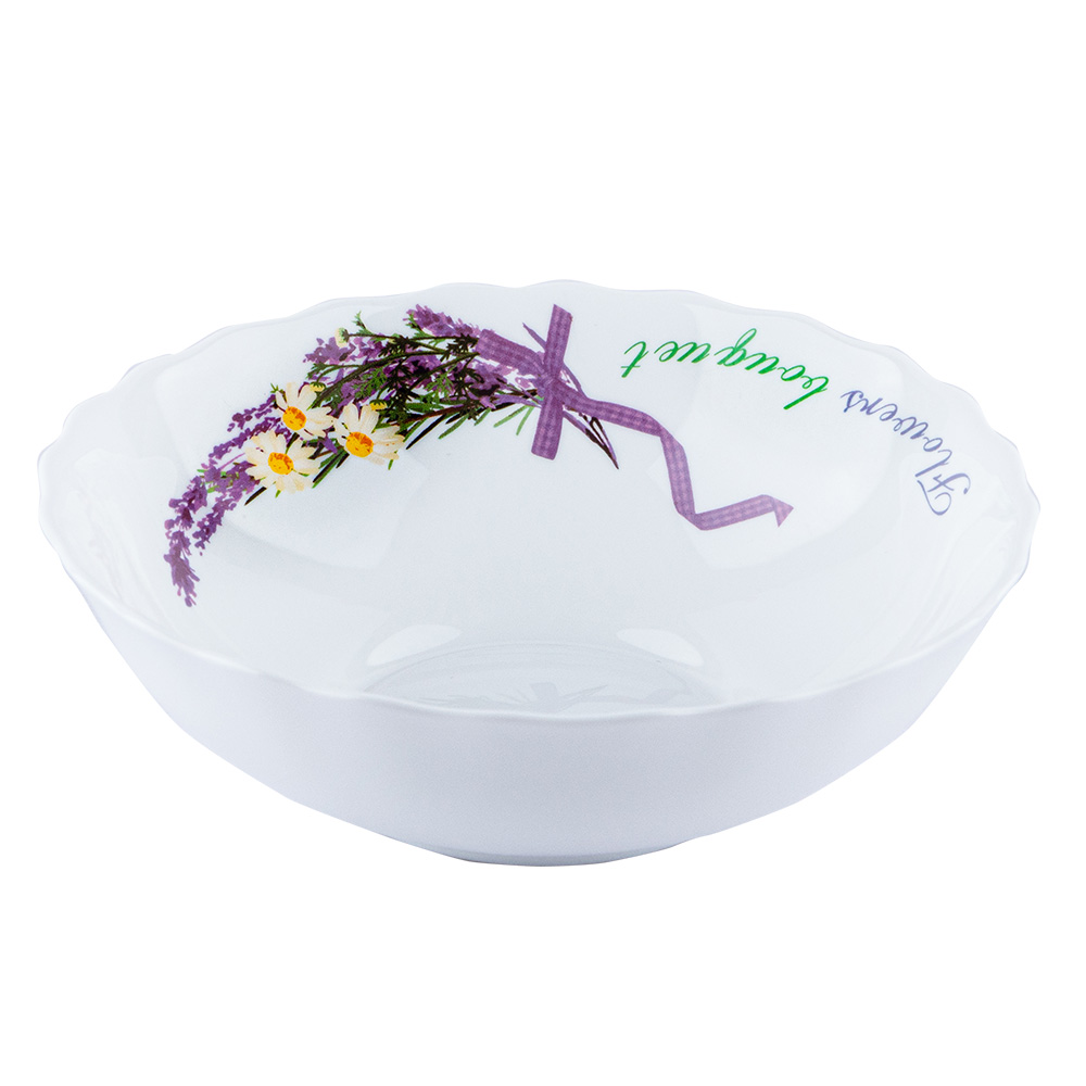 Салатник Vittora цветочная симфония Wave 175 мм