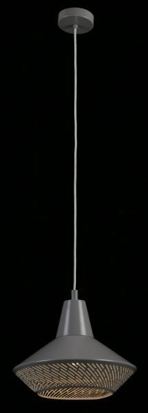 Підвіс Eglo 49866 1x60 Вт E27 сірий Піондро 