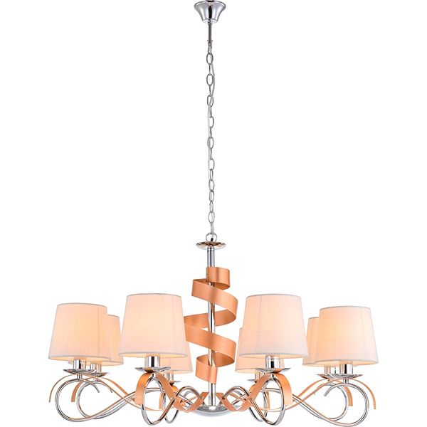 Люстра Victoria Lighting Rosalia/SP8 chrome+copper