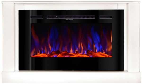 Камінокомплект ART FLAME Бернард міні & Аделі (білий)