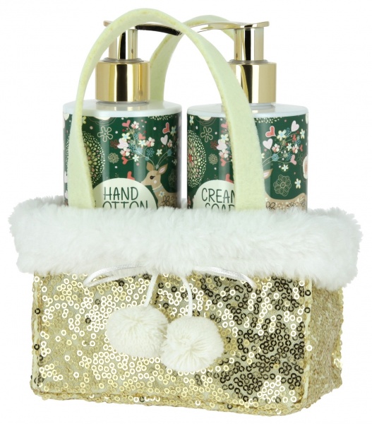 Набор подарочный Vivian Gray golden Christmas крем-мыло + лосьон д/рук