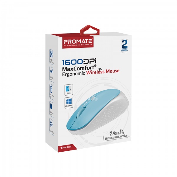 Мышь Promate Tracker Wireless blue (tracker.blue) 