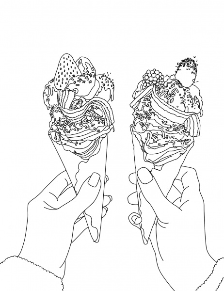 Книга-раскраска «#Girls#Fashion#Yummy» 978-617-8023-12-6