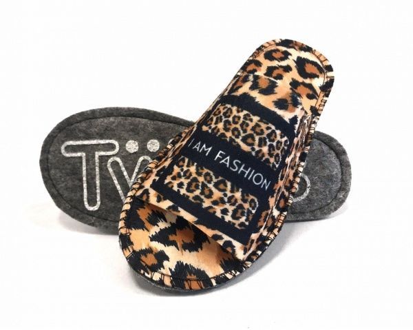 Капці домашні Twins Енімал р. 38-39 коричневий 