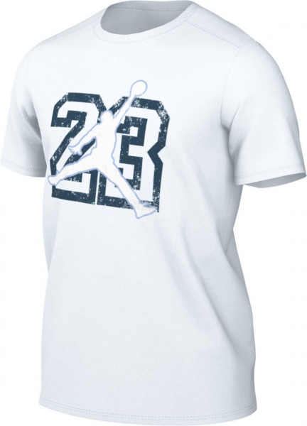 Футболка Nike M J FLT ESS JM SS CREW FB7394-100 р.XL білий